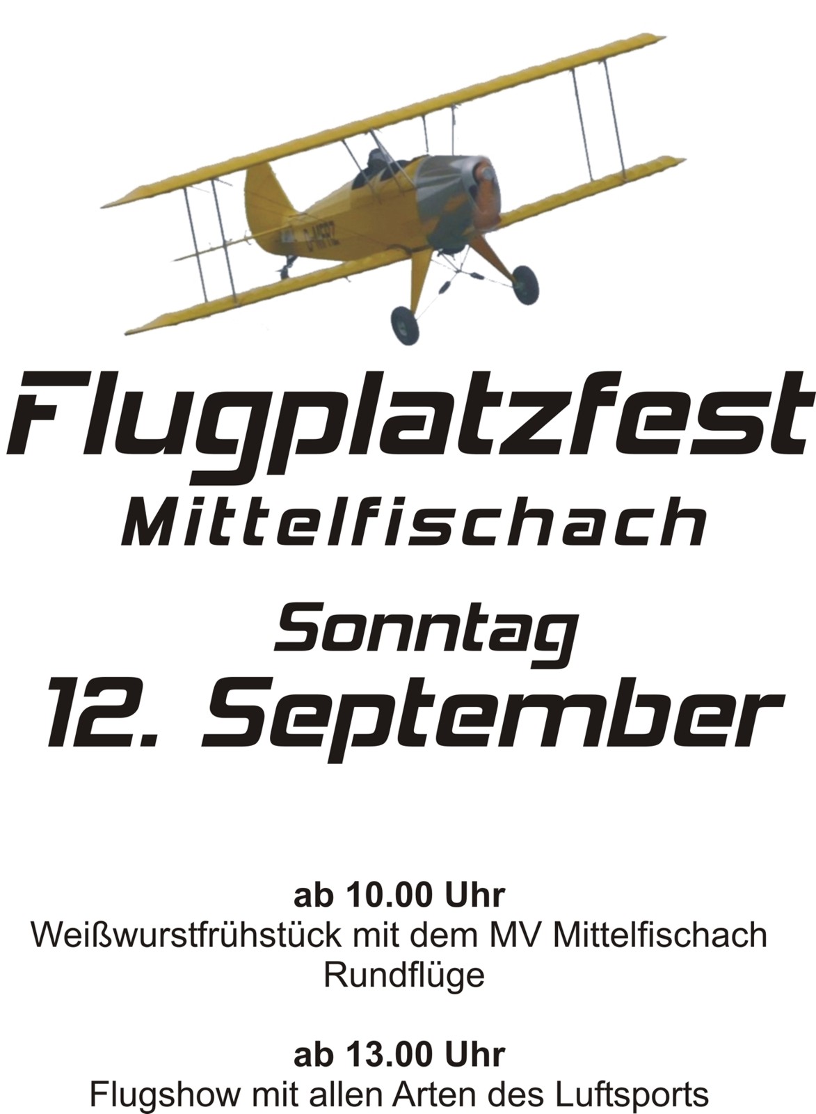 Flugtagplakat